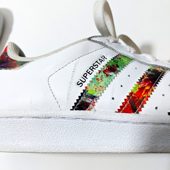 adidas superstar tropical print